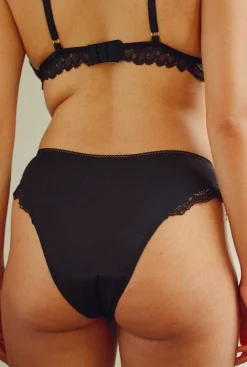 Culotte de règles en matières recyclées | noir 