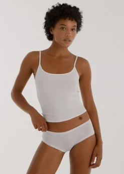Culotte en coton bio | blanc "core brief white"