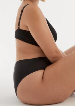 Culotte en coton bio | noir "core brief black"
