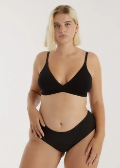 Culotte en coton bio | noir "core brief black"