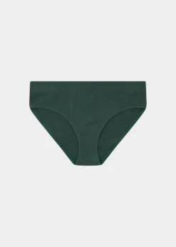 Culotte en coton bio | vert foncé 