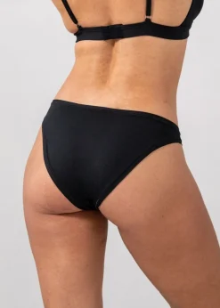Culotte en matières recyclées | noir "micro bikini briefs - black"