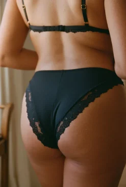 Culotte en matières recyclées | noir "luna panty black"