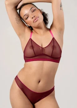 Culotte en matières reyclées | rouge 
