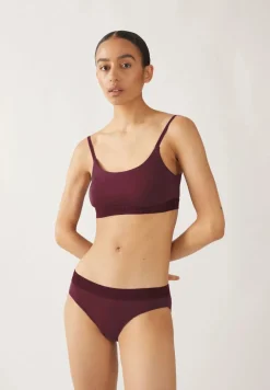 Culotte en modal | bordeaux "trinaa brief - cranberry juice"