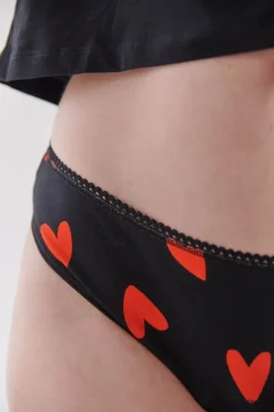 Culotte menstruelle en coton bio | mi amor noir
