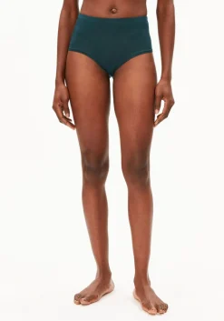 Culotte taille haute en modal | birtaa high waist brief - teal stone