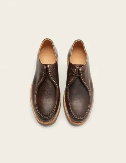 Derbies en cuir certifié | marron