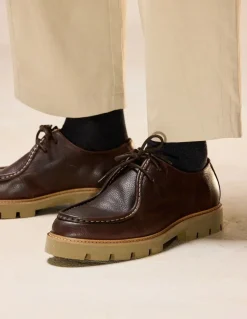 Derbies en cuir certifié | marron
