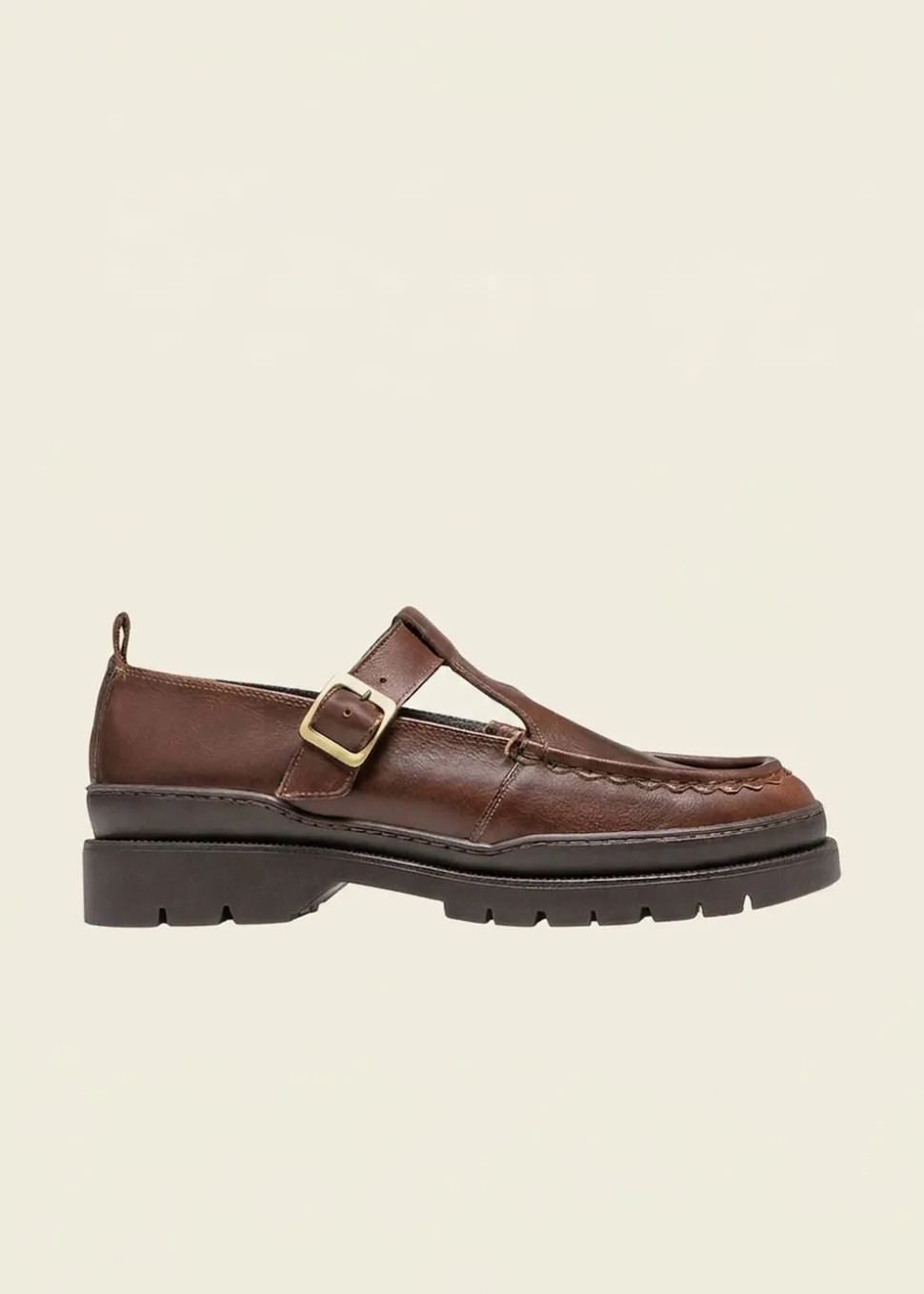 Derbies en cuir certifié | marron "rade oak a marron"