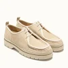Derbies made in france en cuir velours certifié | beige "major vp oak 2"