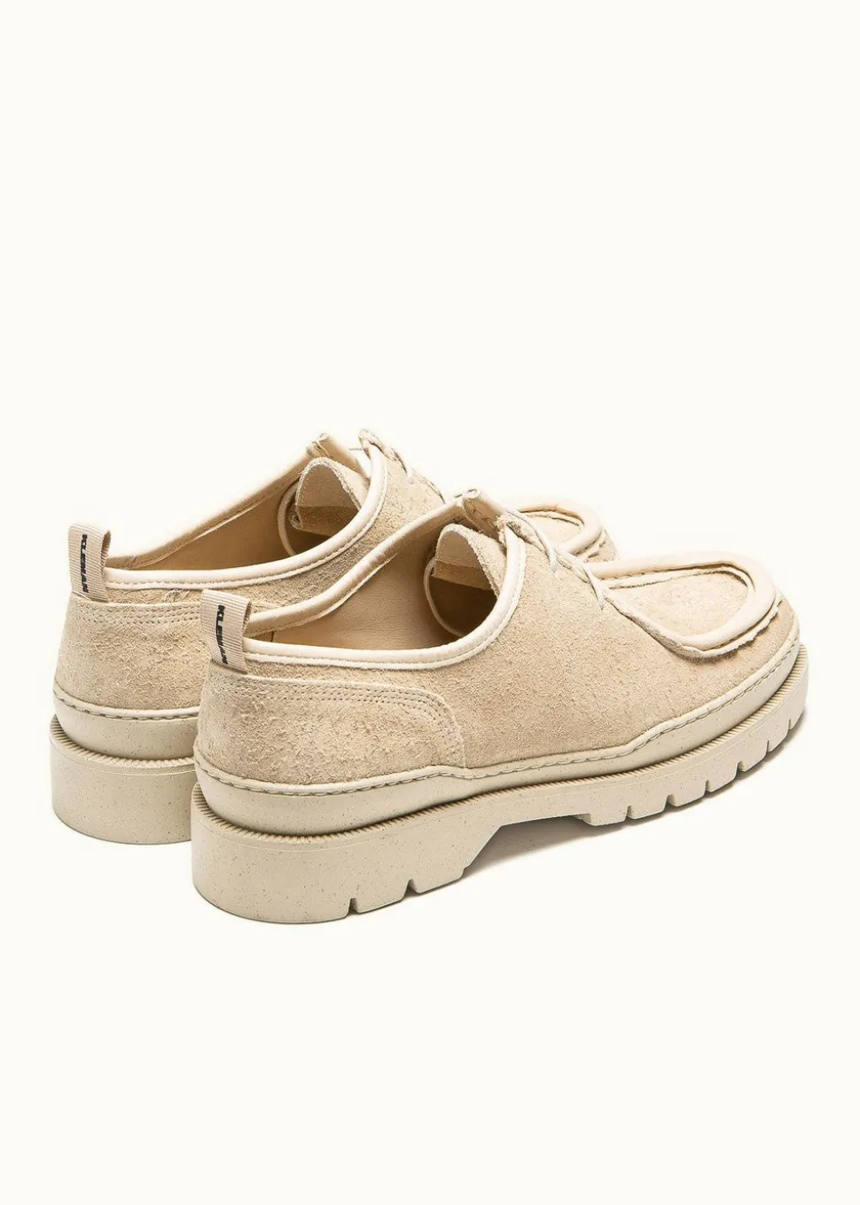 Derbies made in france en cuir velours certifié | beige "major vp oak 2"
