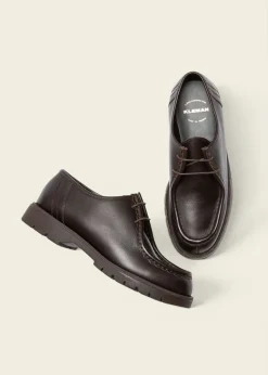 Derbies made in france en cuir certifié | marron