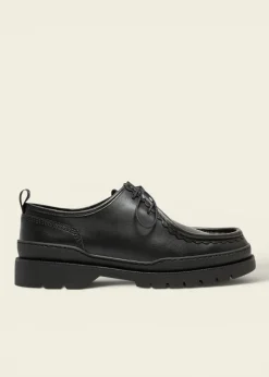 Derbies made in france en cuir certifié | noir "major noir"