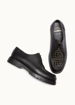 Derbies made in france en cuir certifié | noir "padrini l"