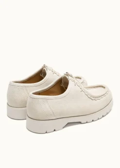 Derbies made in france en cuir certifié | écru "padror frost"