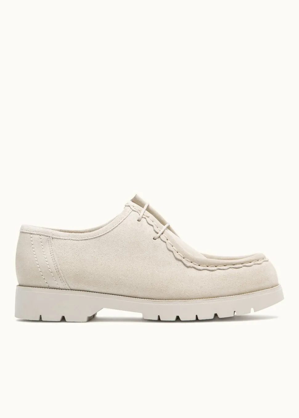 Derbies made in france en cuir certifié | écru "padror frost"