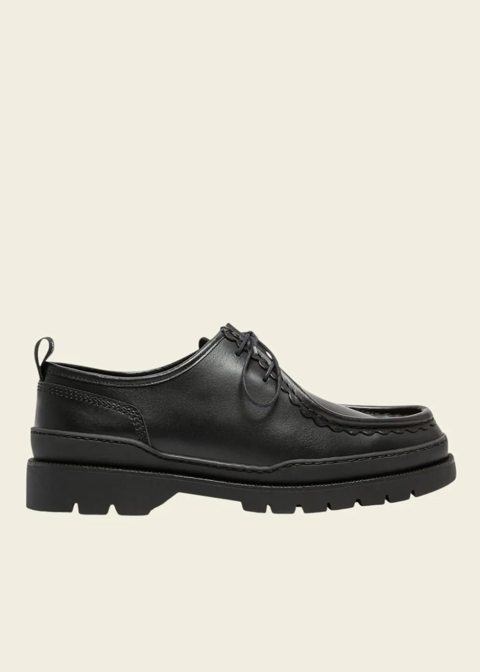 Derbies made in france en cuir certifié | noir "major noir"