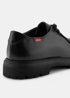 Derbies vegan en matières végétales et recyclées | noir "soajo"