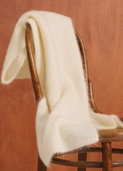 Echarpe en mohair certifié | écru 