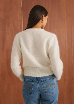 Gilet en mohair certifié | écru 