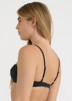 Haut de maillot en matières recyclées | noir "swim underwire bikini top - black"