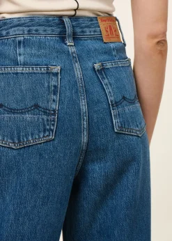 Jean ballon en coton bio et tencel | leila - lewisboro mid used