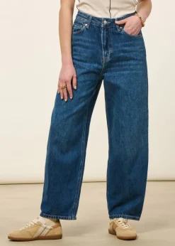 Jean ballon en coton bio et tencel | leila - lewisboro mid used