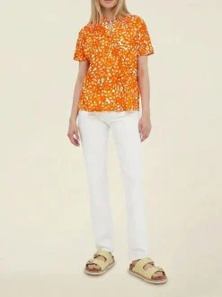 Jean droit blanc en coton bio 