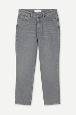 Jean droit en coton bio et recyclé | gris 