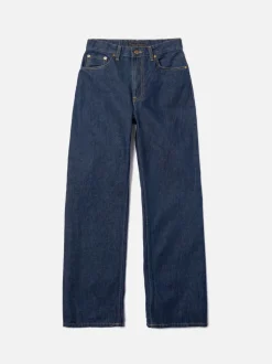 Jean droit large en coton bio | bleu brut "clean eileen classic blue"