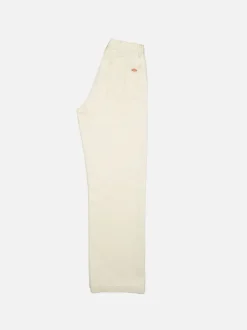 Jean droit large en coton bio | écru "asta workwear pants ivory"
