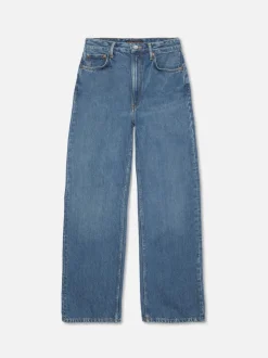 Jean droit large en coton biologique | 