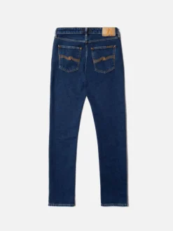 Jean slim en coton bio | bleu 