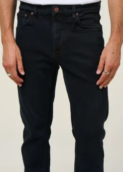 Jean slim en coton bio | noir 