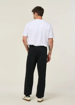 Jogging en coton bio | noir "deep black"