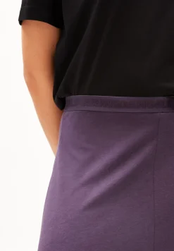 Jupe longue en tencel | violet 