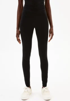 Legging noir en coton bio - faribaa black
