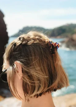 Mini pince à cheveux en acétate | multicolore "pince mini nuage - sunny"