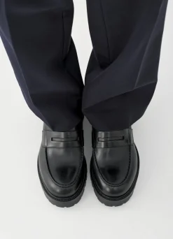 Mocassins en cuir certifié | noir "kenova"