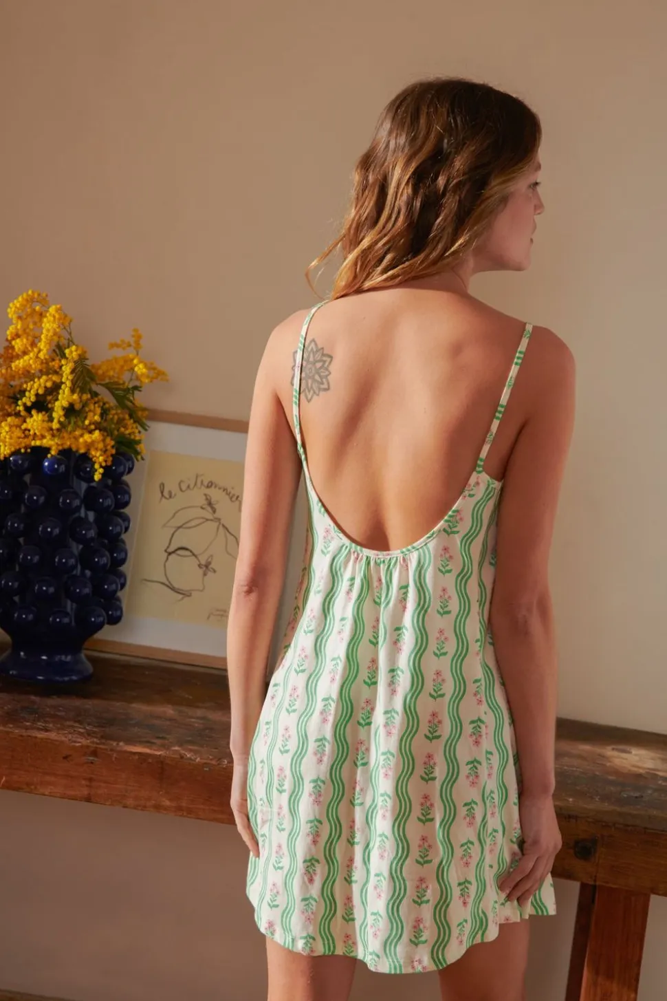 Nuisette en coton bio | multicolore "vagues provencales