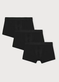 Pack 3 boxers en tencel | noir "soft touch boxers 3-pack black"