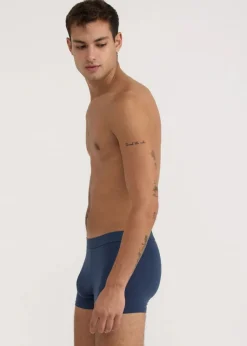 Pack de 6 boxers en coton bio | bleu 