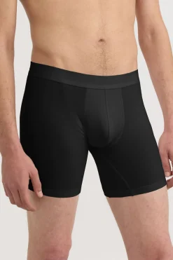 Pack de 6 boxers en coton bio | noir 