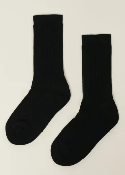 Pack de 3 paires de chaussettes en coton bio | blanc - noir - écru
