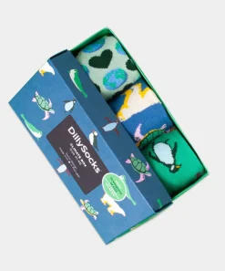 Pack 3 paires chaussettes en coton bio | multicolore "climate box"
