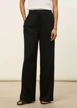 Pantalon ample en ecovero | noir 