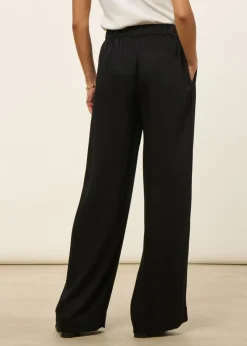Pantalon ample en ecovero | noir 
