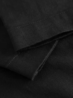 Pantalon ample en sergé de coton bio | noir 