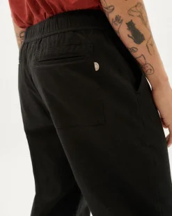 Pantalon droit en coton bio | noir 